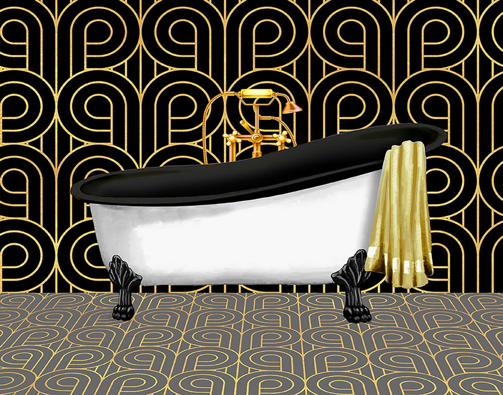 Opulent Deco Tub art print by Conrad Knutsen for $57.95 CAD