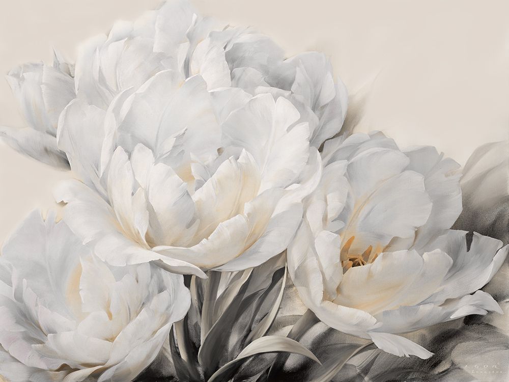 White Tulips I art print by Igor Levashov for $57.95 CAD
