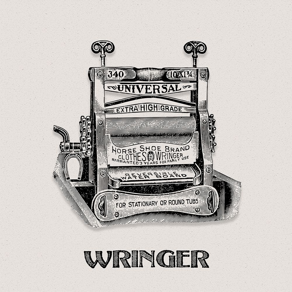 Laundry Day Wringer art print by Val Rhodes for $57.95 CAD