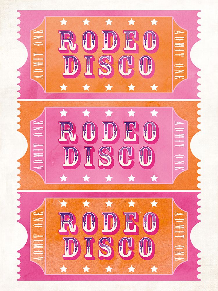 Rodeo Disco art print by Susan Arnot for $57.95 CAD