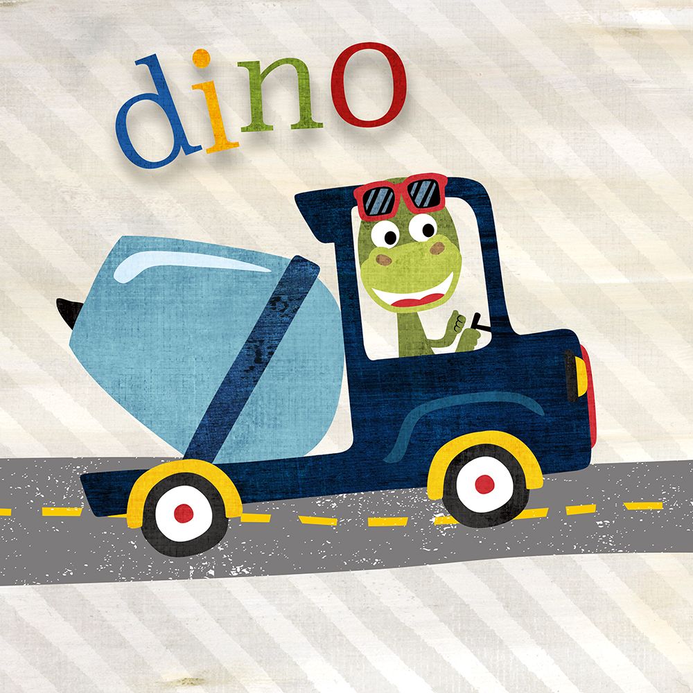 Construction Dino art print by Susan Arnot for $57.95 CAD