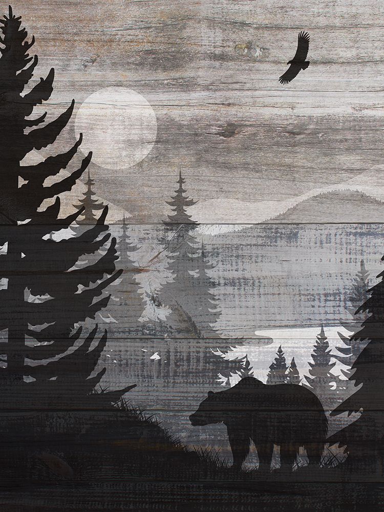 Canadian Landscape Bear art print by Susan Arnot for $57.95 CAD