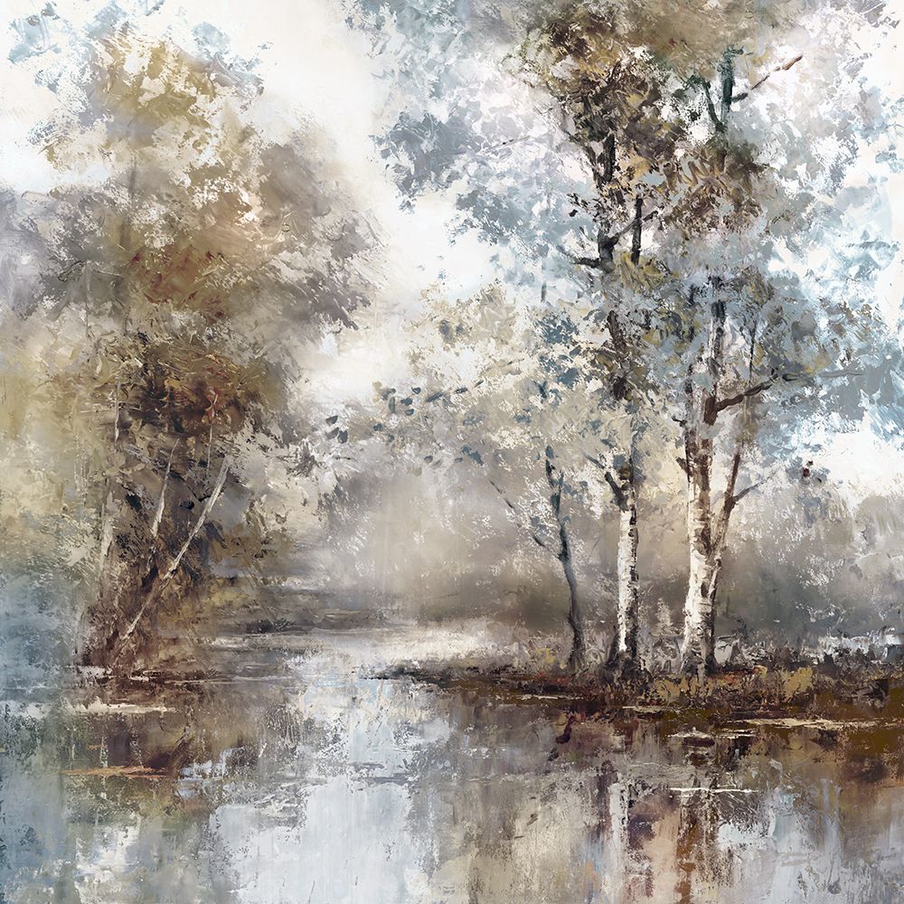 Meandering River II art print by T.C. Chiu for $57.95 CAD