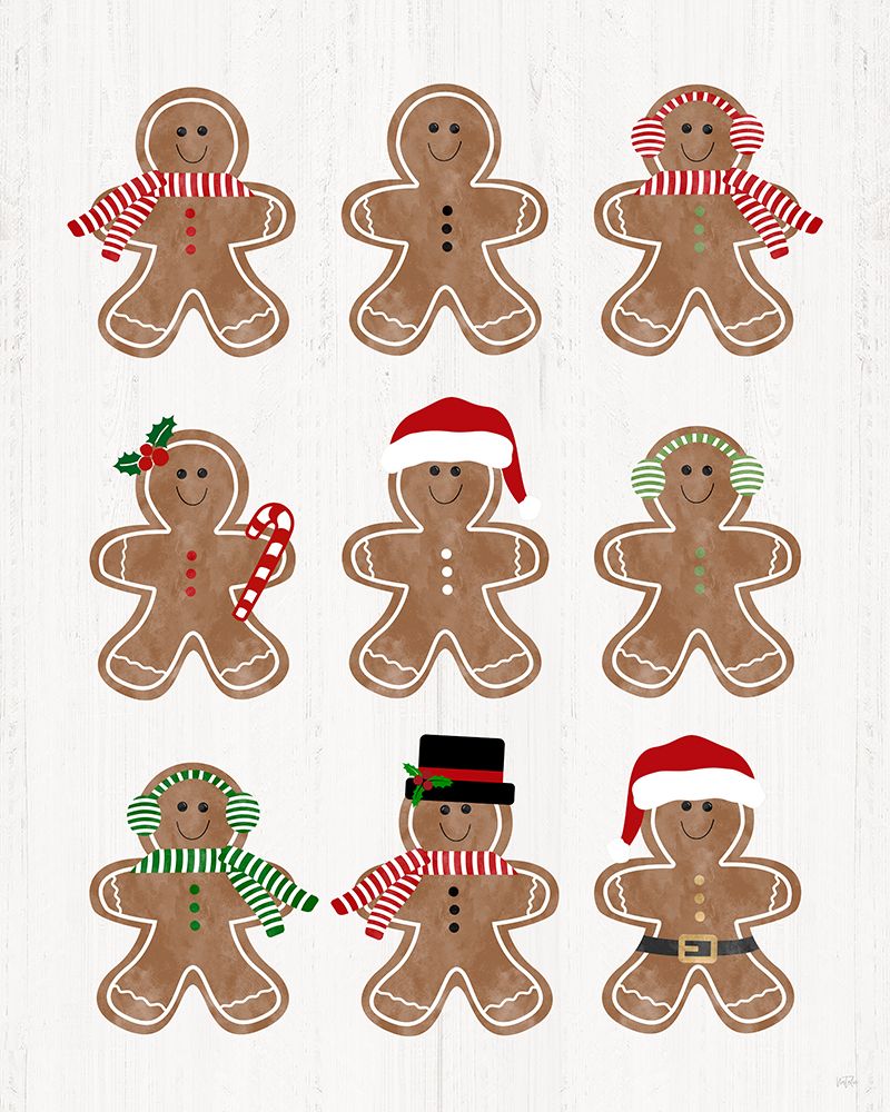 Gingerbread Chart art print by Natalie Carpentieri for $57.95 CAD