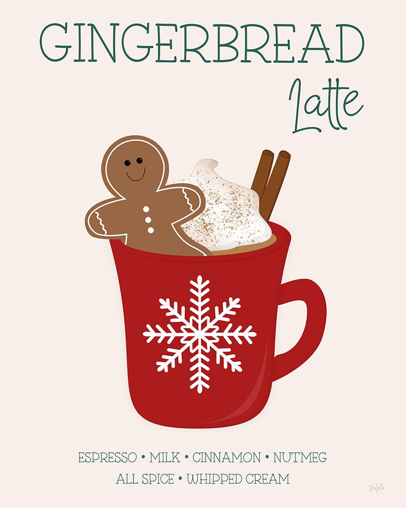 Gingerbread Latte art print by Natalie Carpentieri for $57.95 CAD