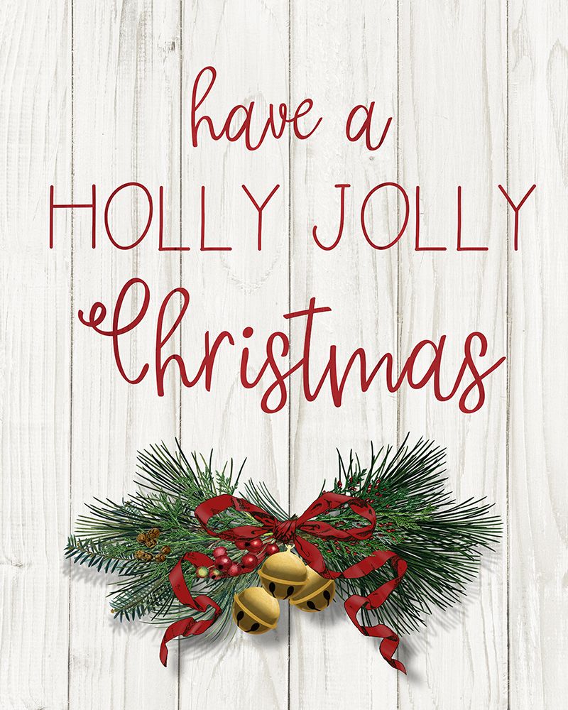 Holly Jolly Christmas art print by Susan Arnot for $57.95 CAD