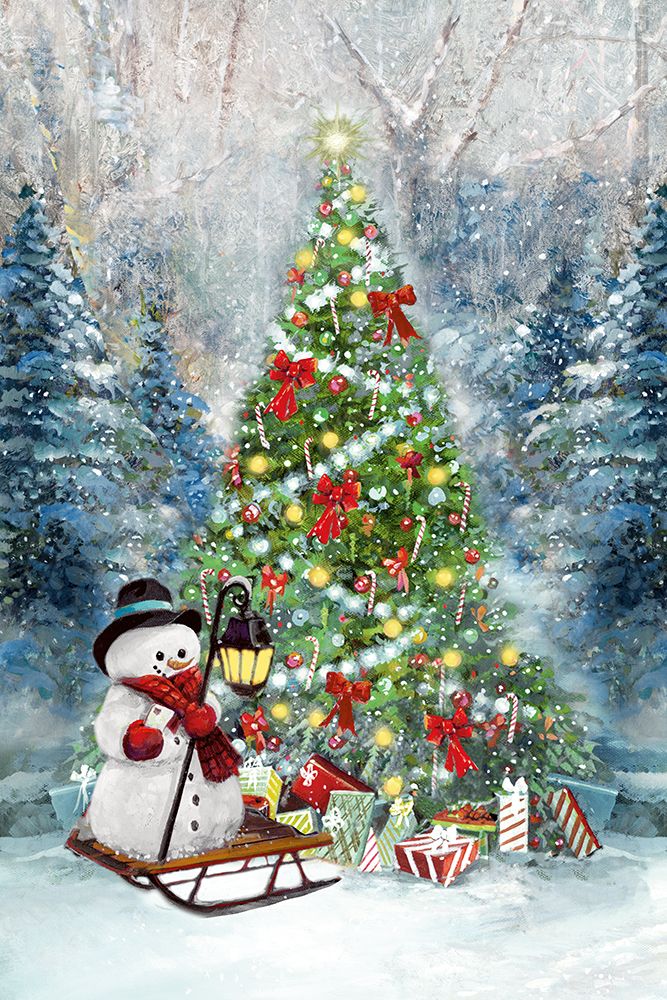 Christmas Tree Gifts art print by Ruane Manning for $57.95 CAD
