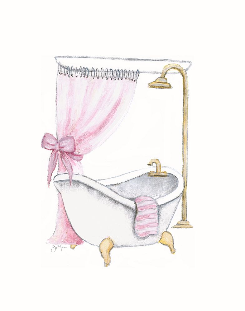 Ribbon Tub I art print by Tava Studios for $57.95 CAD