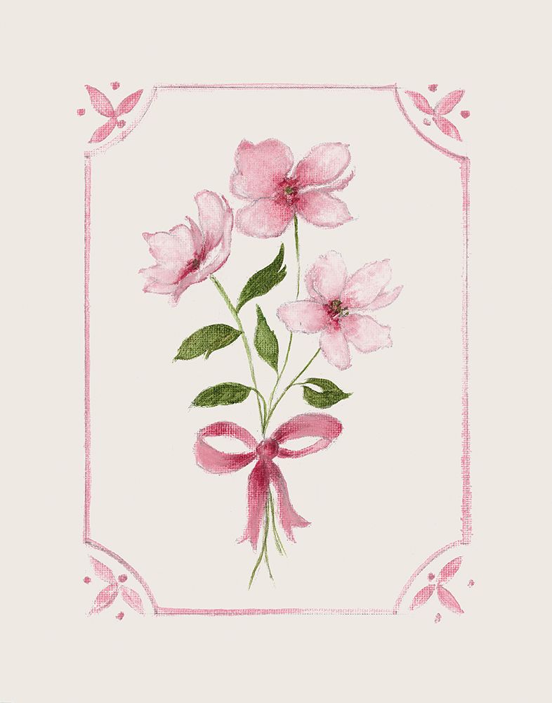 Ribbons And Bows II art print by Tava Studios for $57.95 CAD