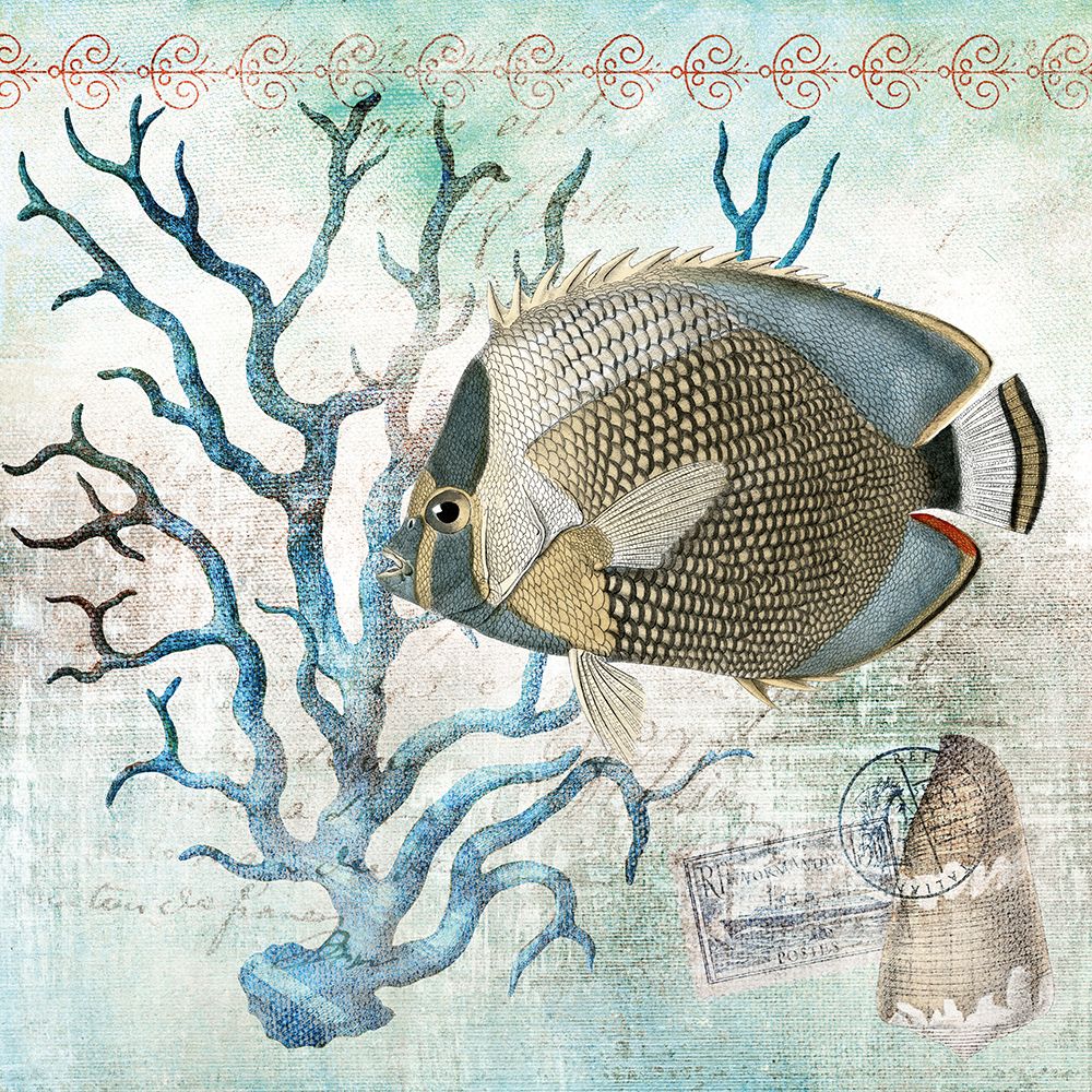 Archipelago Fish II art print by Susan Arnot for $57.95 CAD