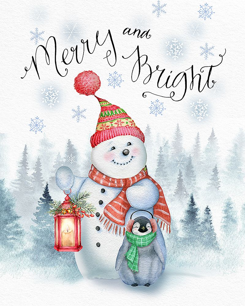 Merry and Bright art print by Conrad Knutsen for $57.95 CAD