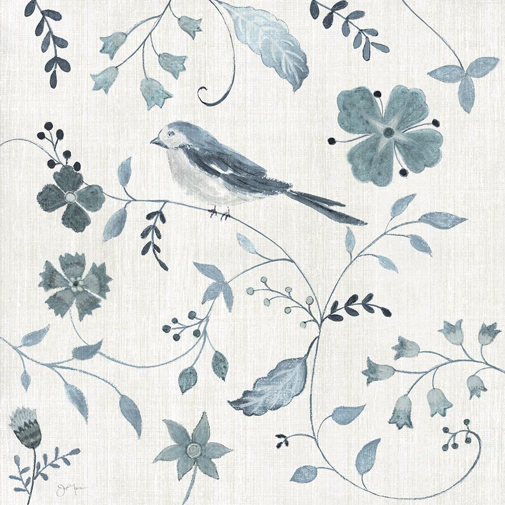 Blue Song Bird II art print by Tava Studios for $57.95 CAD