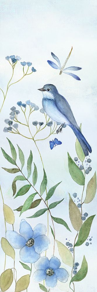 Meadow Bluebird II art print by Tava Studios for $57.95 CAD
