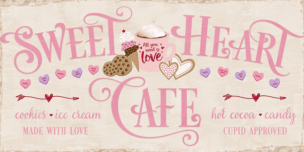 Sweetheart Cafe art print by Natalie Carpentieri for $57.95 CAD