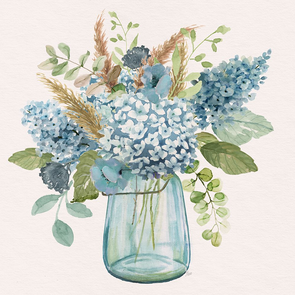 Summer in Blue II art print by Nan for $57.95 CAD