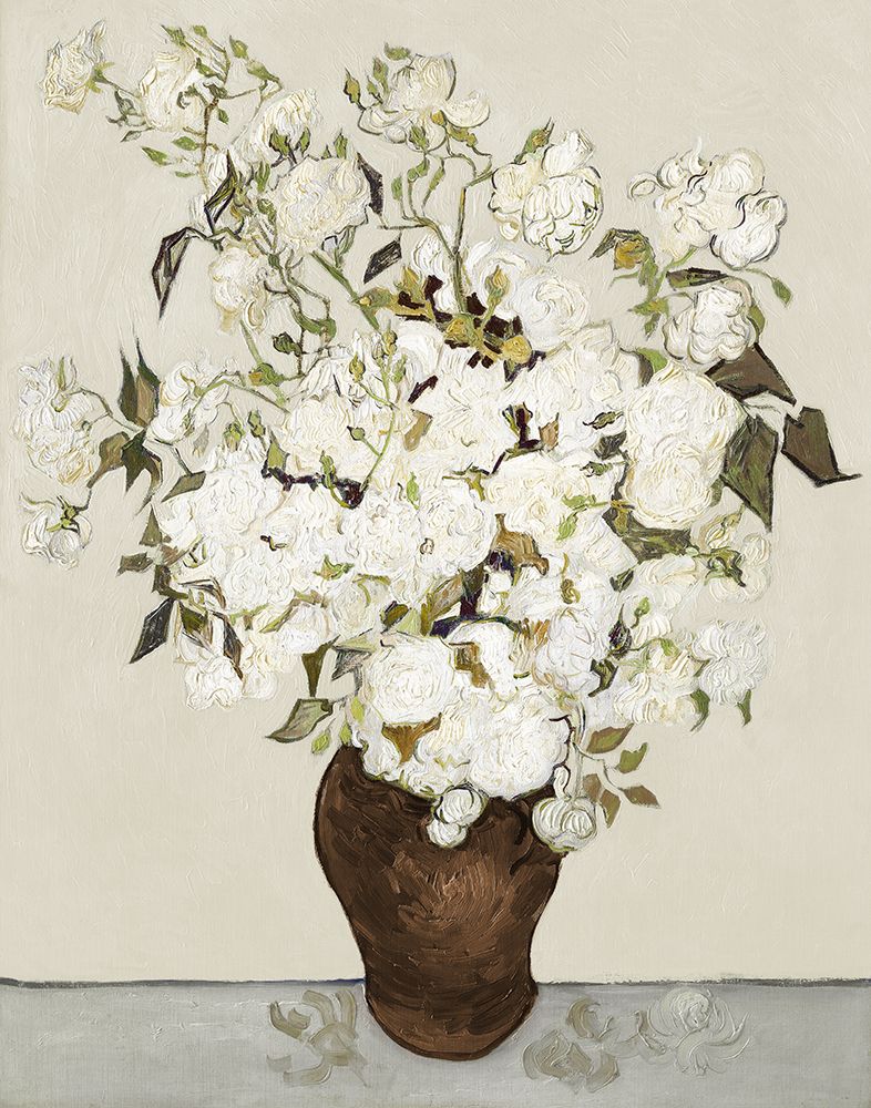 Neutral Roses art print by Vincent Van Gogh for $57.95 CAD
