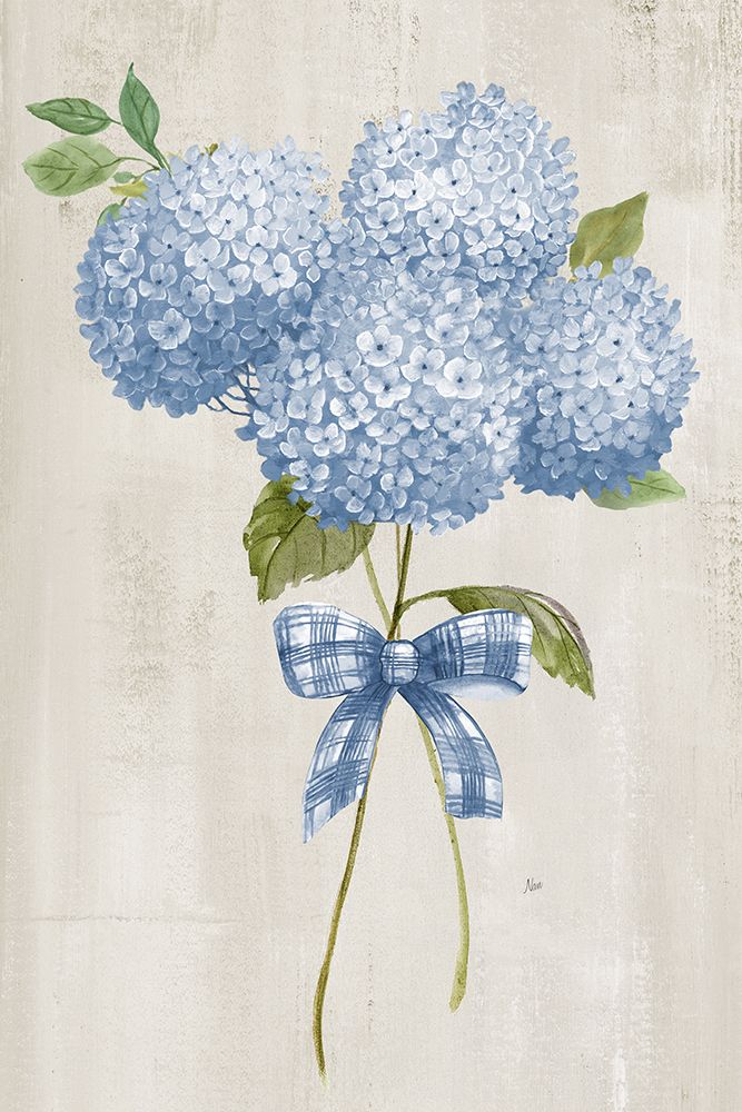 Hydrangea Tied With a Bow I art print by Nan for $57.95 CAD