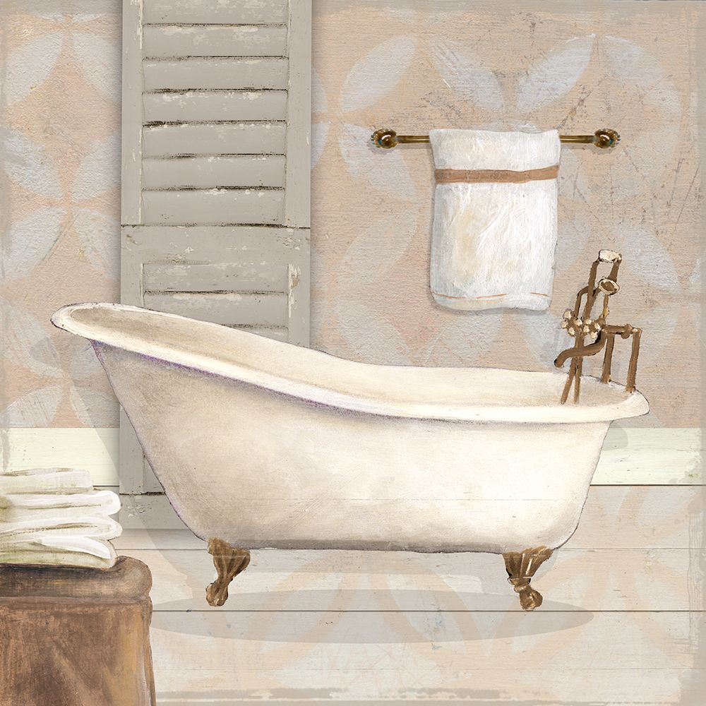 Neutral Bath II art print by Carol Robinson for $57.95 CAD