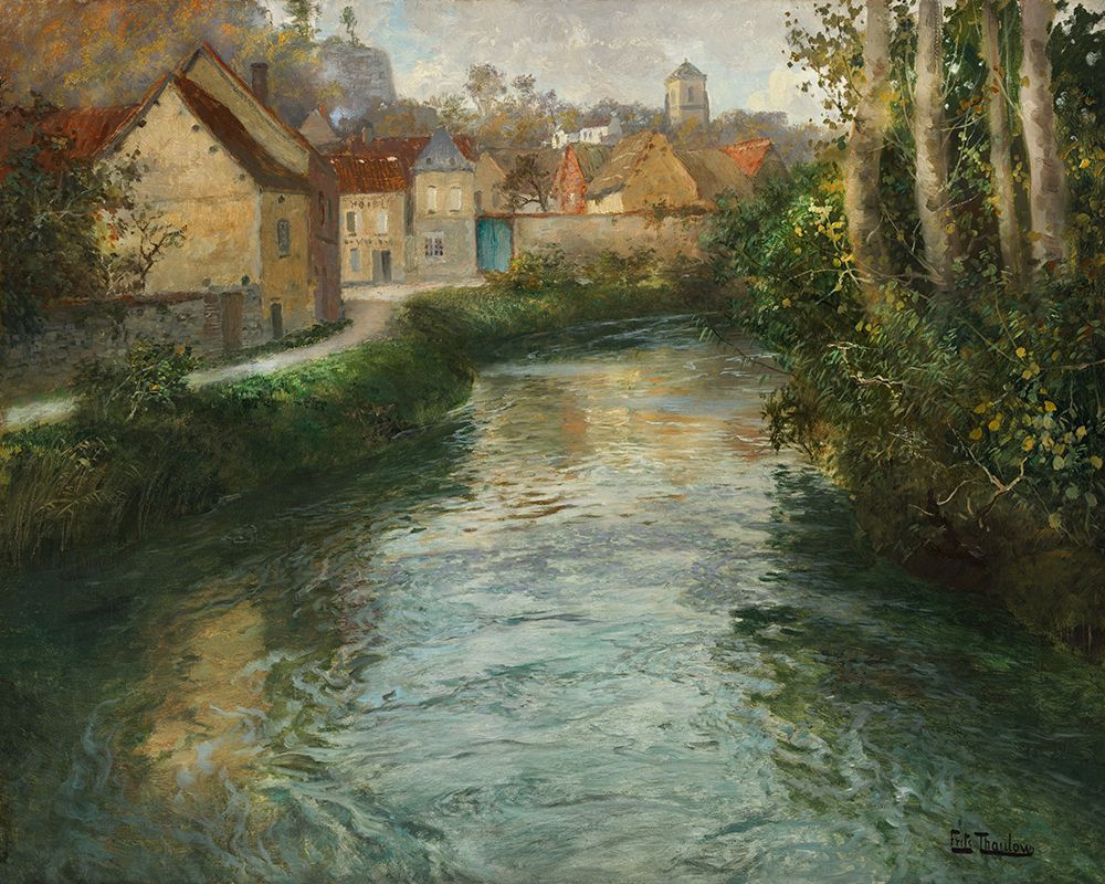 Picquigny art print by Frits Thaulow for $57.95 CAD