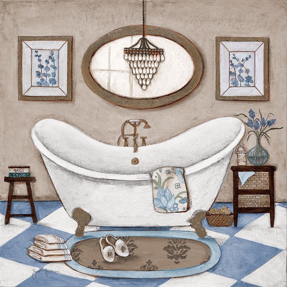 Relaxing Bath II art print by Tava Studios for $57.95 CAD
