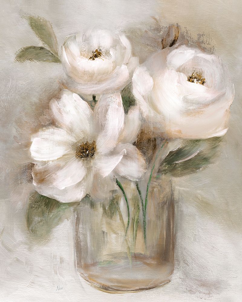 Poppy Arrangement II art print by Nan for $57.95 CAD