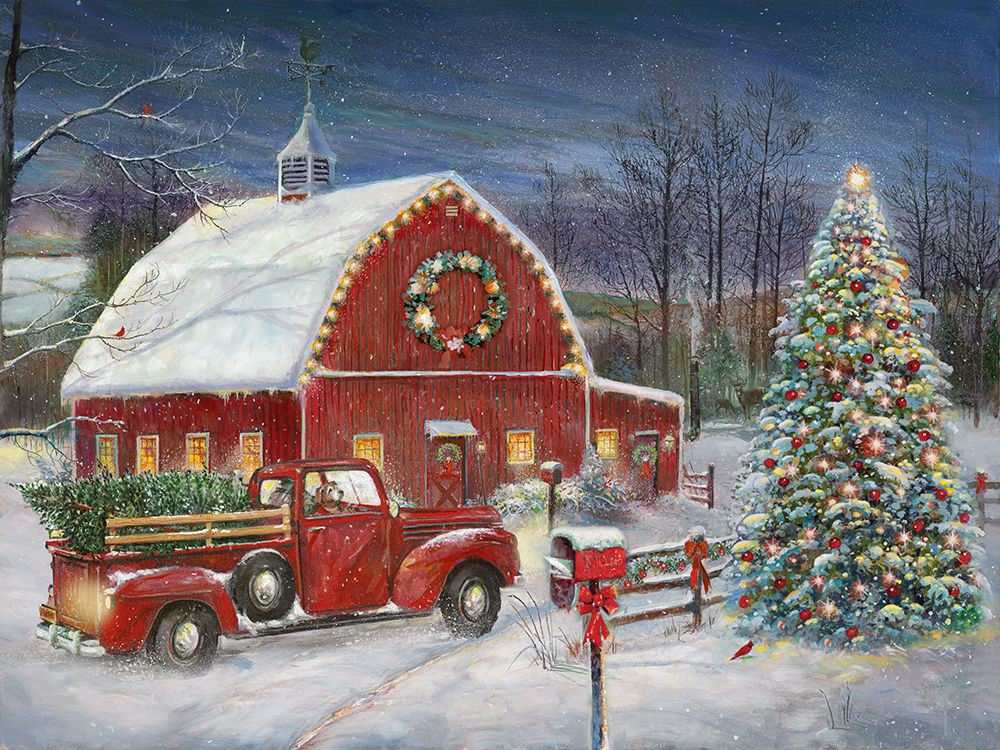 Christmas Anticipation art print by Ruane Manning for $57.95 CAD