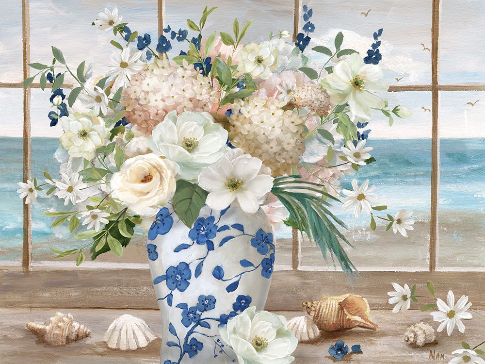 Coastal Bouquet art print by Nan for $57.95 CAD