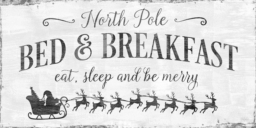 North Pole Bed and Breakfast art print by Natalie Carpentieri for $57.95 CAD