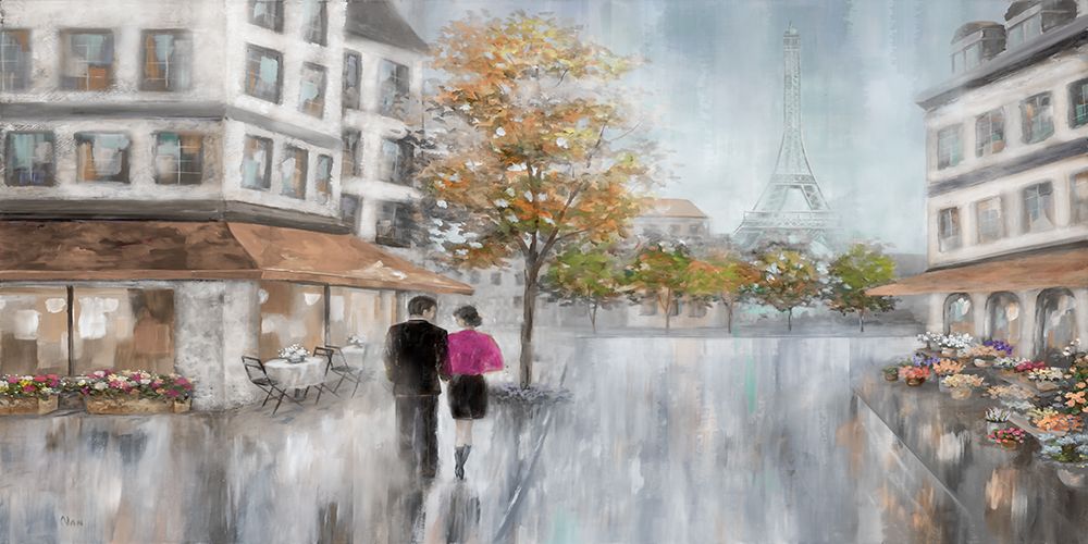 Paris Romance art print by Nan for $57.95 CAD