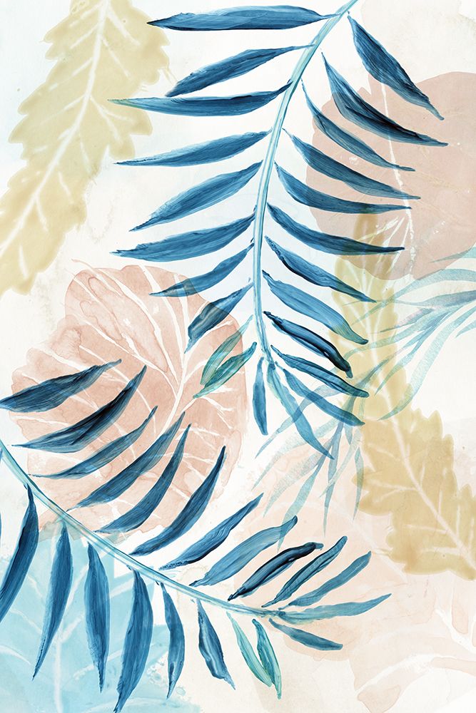 Bold Tropical Leaves II art print by Nan for $57.95 CAD
