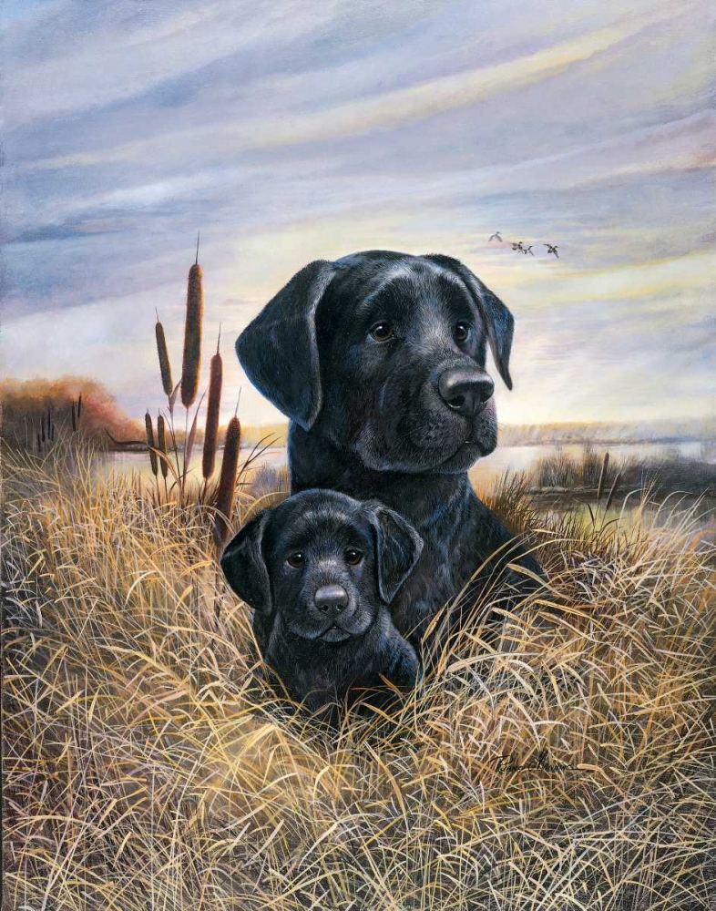 Father and Son art print by Ruane Manning for $57.95 CAD
