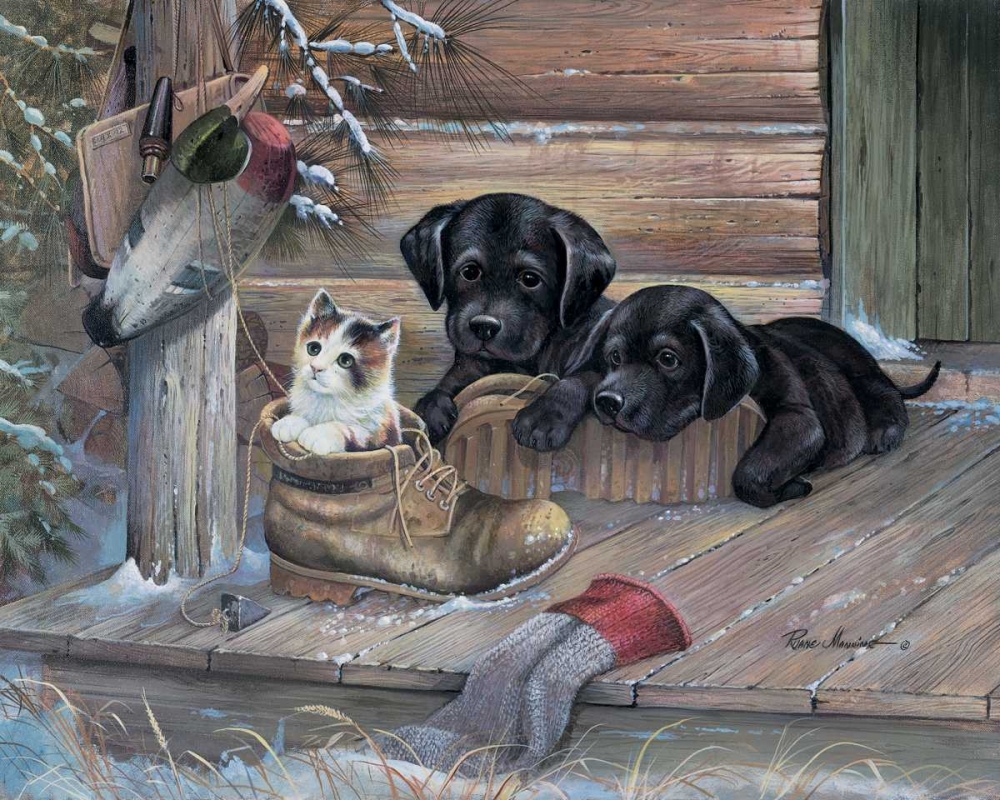 Inquisitive Friends art print by Ruane Manning for $57.95 CAD