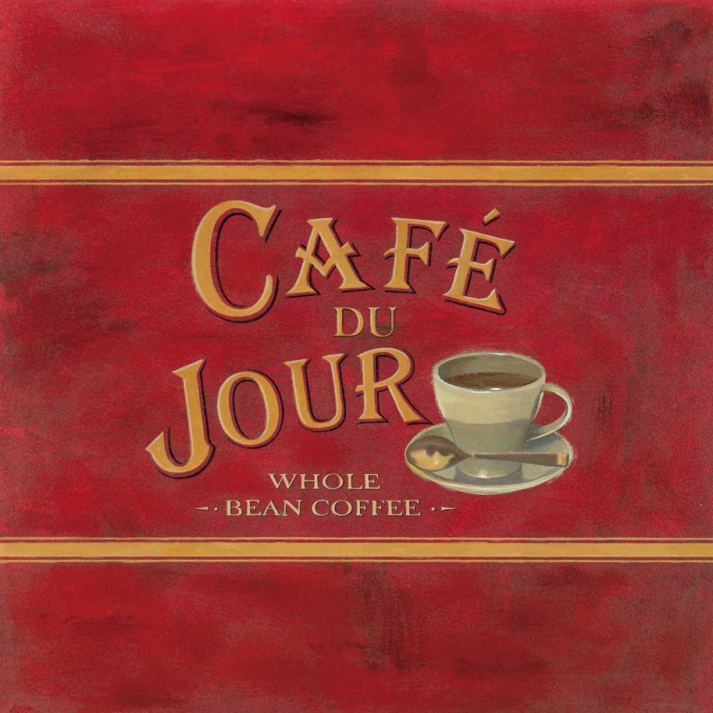 Cafe du Jour art print by Lisa Alderson for $57.95 CAD