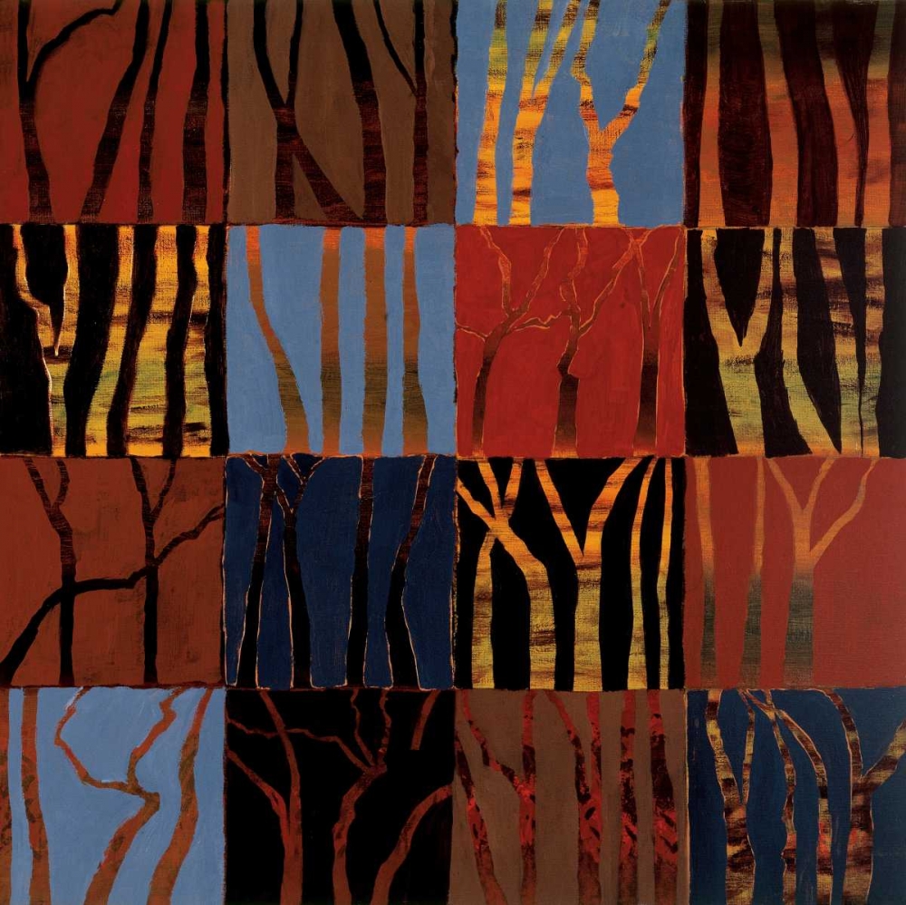 Red Trees II art print by Gail Altschuler for $57.95 CAD