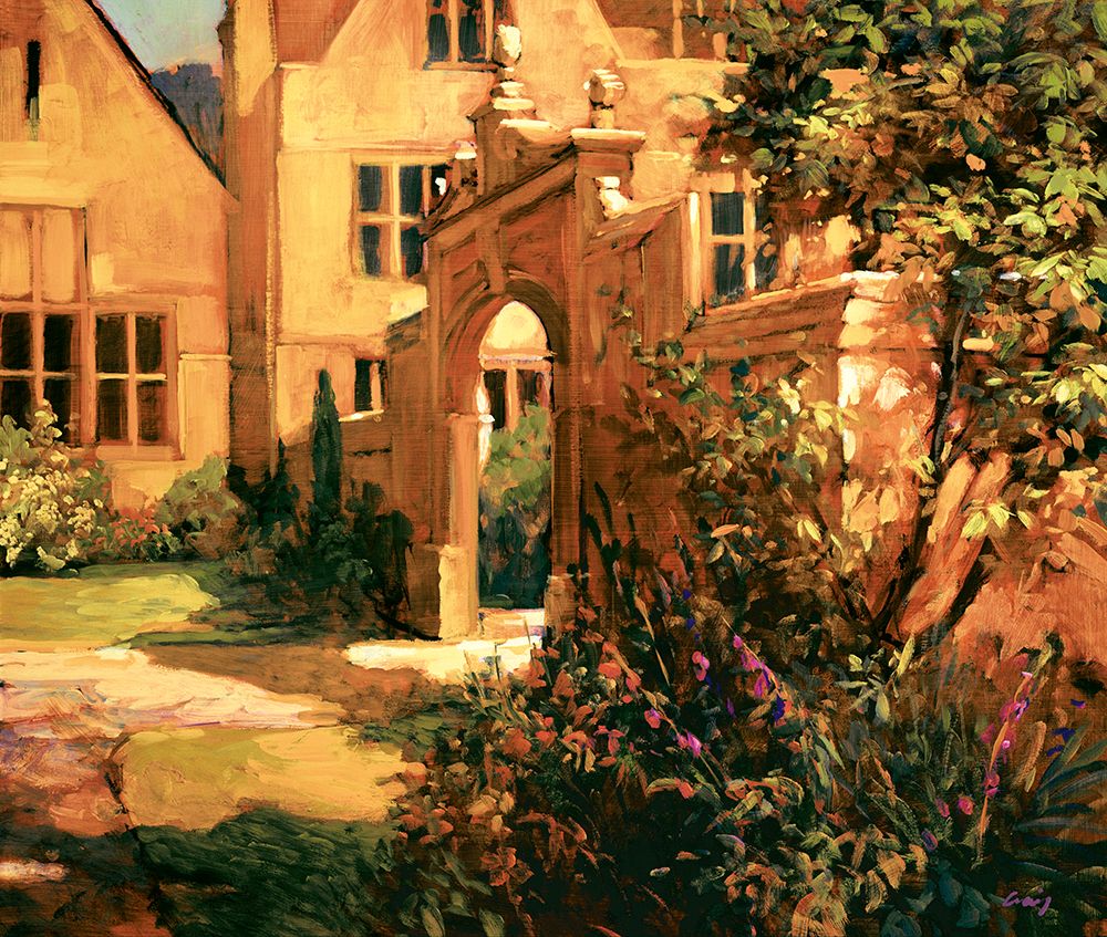 Sunlit Courtyard art print by Philip Craig for $57.95 CAD