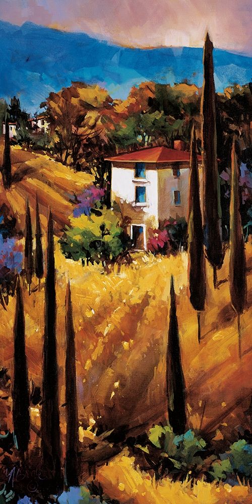 Hills Of Tuscany art print by Nancy OToole for $57.95 CAD