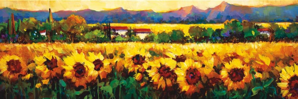Sweeping Fields of Sunflowers art print by Nancy OToole for $57.95 CAD