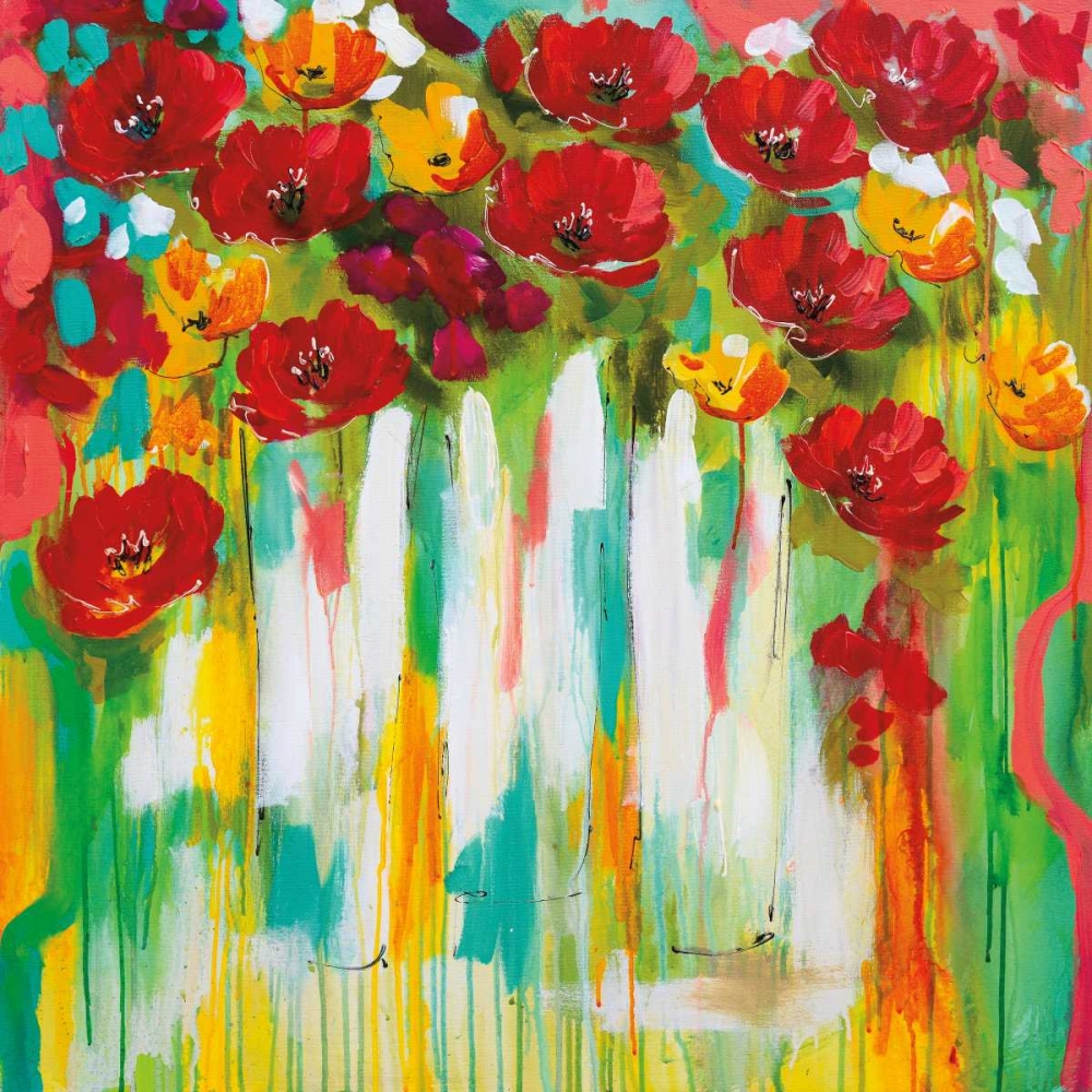 Poppies Glowing art print by Amanda J. Brooks for $57.95 CAD