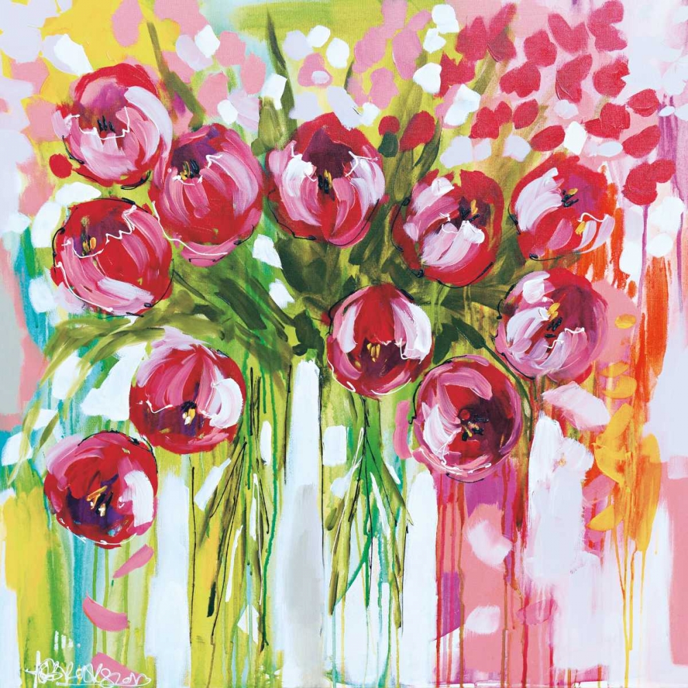Razzle Dazzle Tulips art print by Amanda J. Brooks for $57.95 CAD