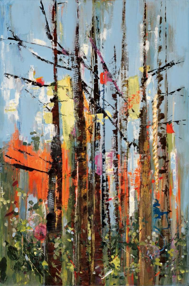 Eclectic Forest art print by Rebecca Meyers for $57.95 CAD