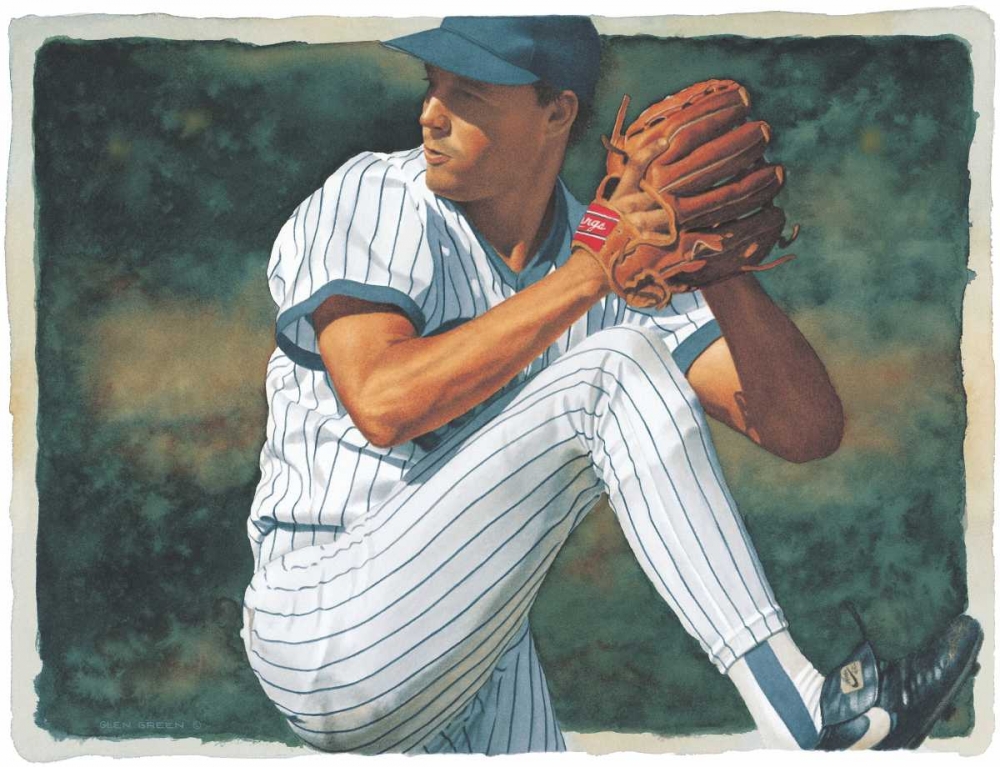 The Art of Baseball - The Pitcher art print by Glen Green for $57.95 CAD