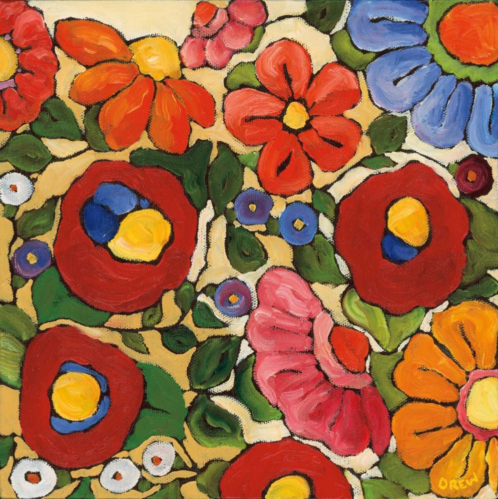 Floral Trellis art print by Vanessa Drew for $57.95 CAD
