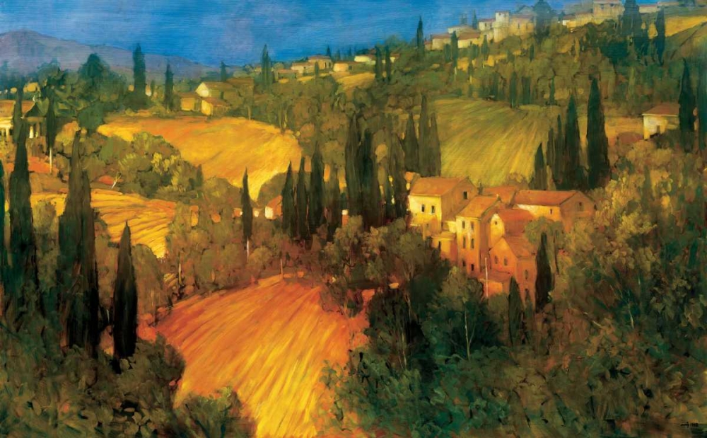 Hillsideide - Tuscany art print by Philip Craig for $57.95 CAD