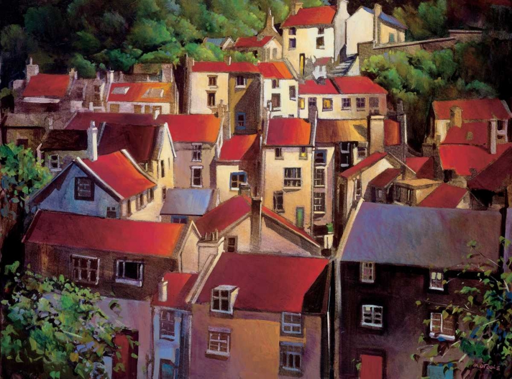 Rooftops II art print by Michael OToole for $57.95 CAD