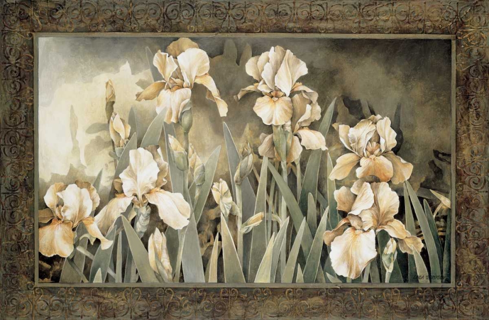 Field of Irises art print by Linda Thompson for $57.95 CAD