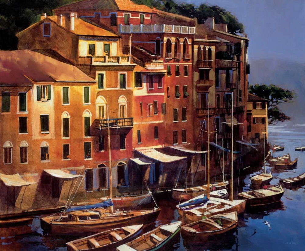 Mediterranean Port art print by Michael OToole for $57.95 CAD