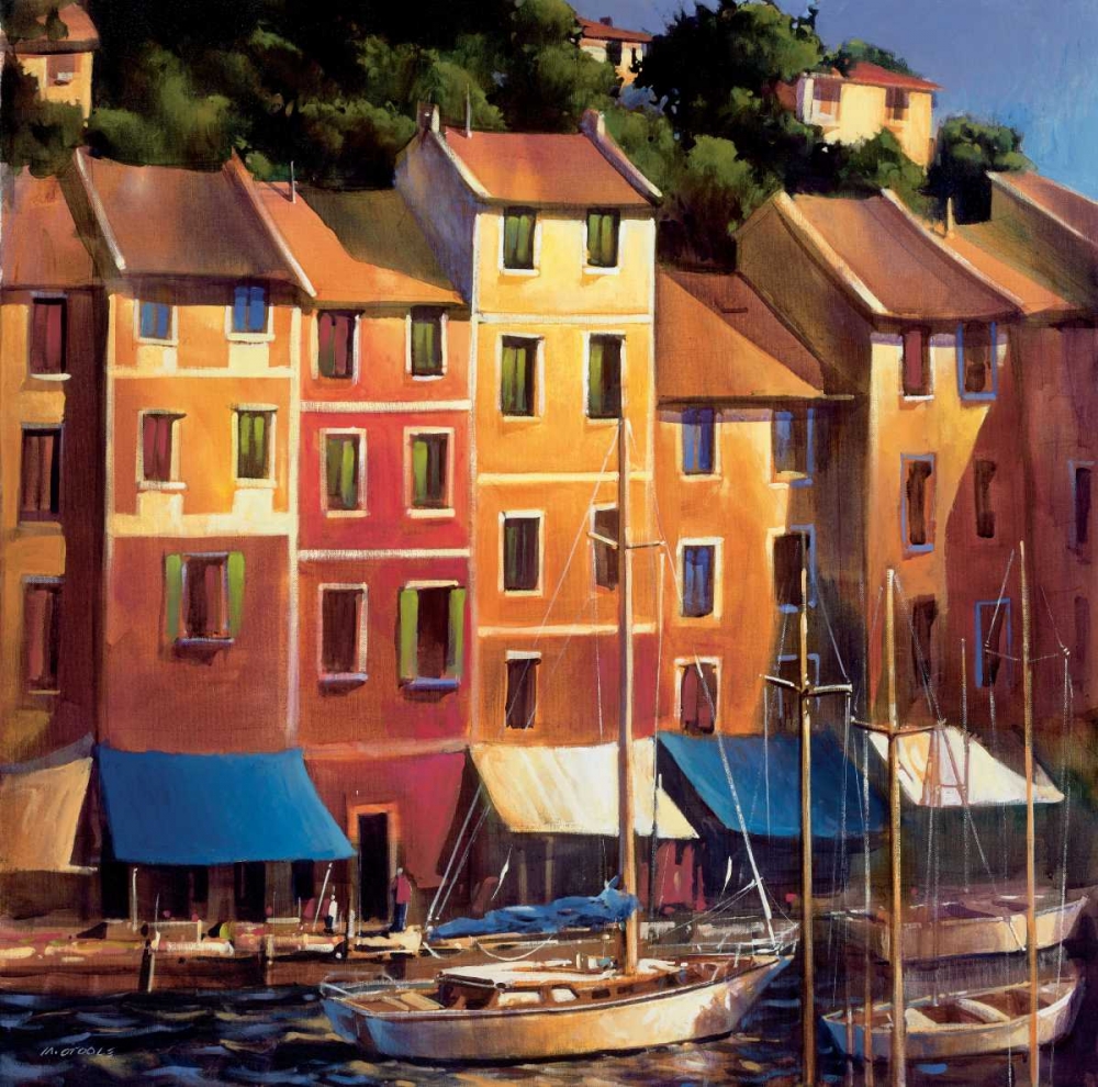 Portofino Waterfront art print by Michael OToole for $57.95 CAD