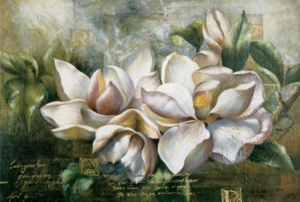 Dawning Magnolias art print by Meng for $57.95 CAD