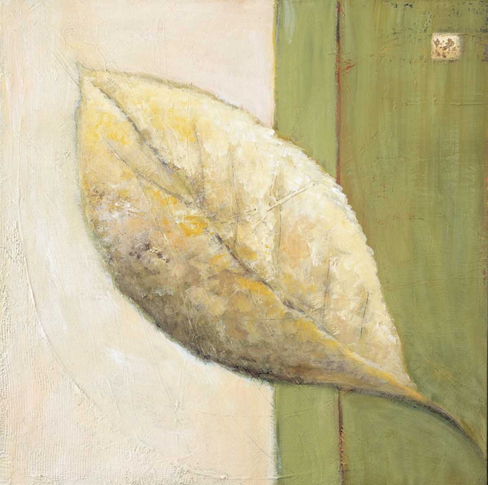 Leaf Impression - Olive art print by Ursula Salemink-Roos for $57.95 CAD