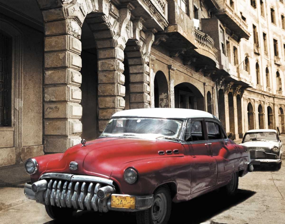 Cuban Cars I art print by C.J. Groth for $57.95 CAD